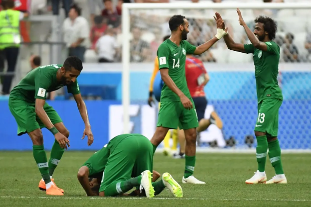沙特队,沙特世界杯,体育场,绿鹰队,足球锦标赛  