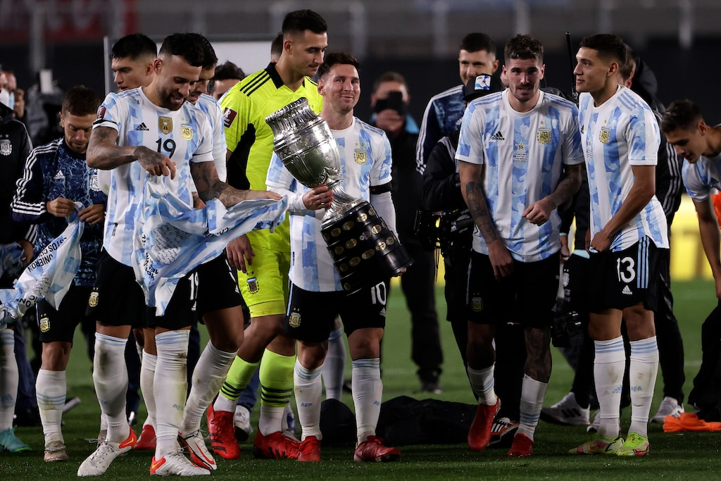 阿根廷球队世界杯预测,阿根廷世界杯,梅西迪玛利亚,帕雷德斯,欧洲冠军  